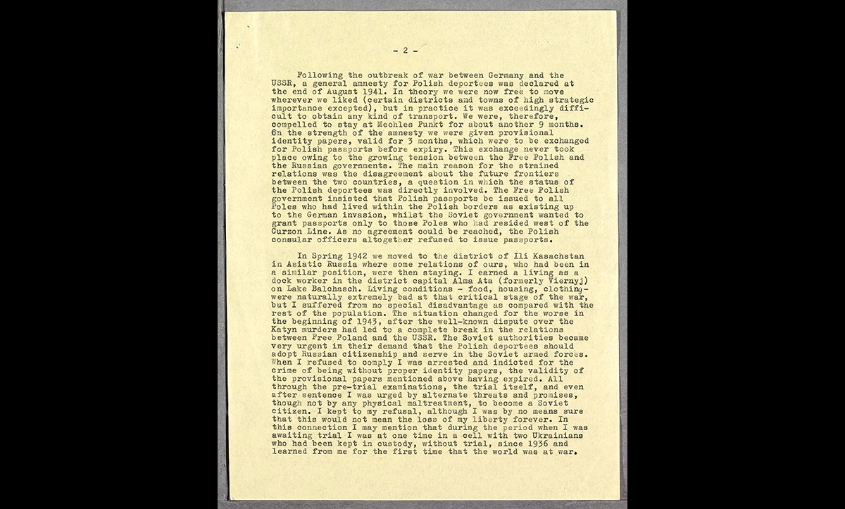 This is the second page of the excerpt of Dr Karol Birn's testimony. 